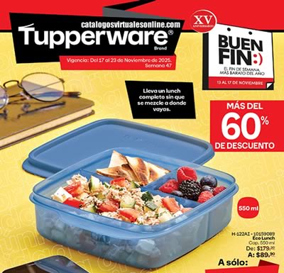 Catálogo Tupperware BUEN FIN 2025